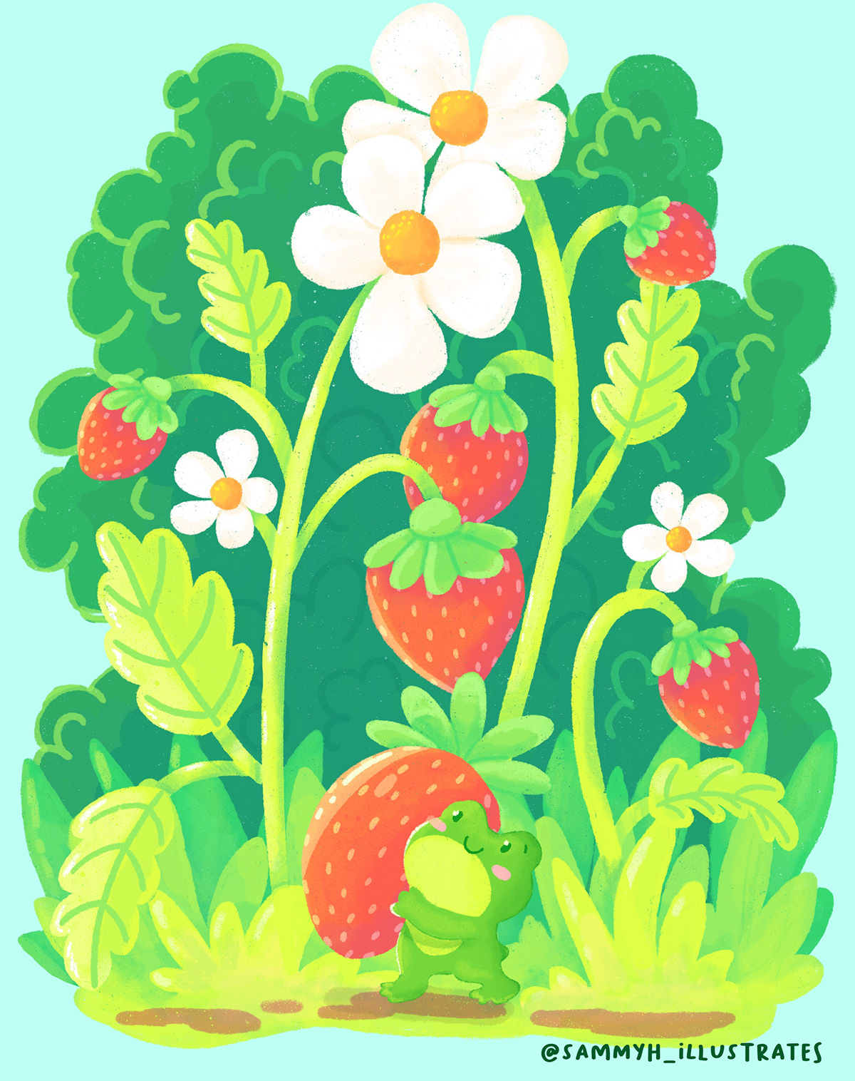 P. Froggy Goes Strawberry Picking